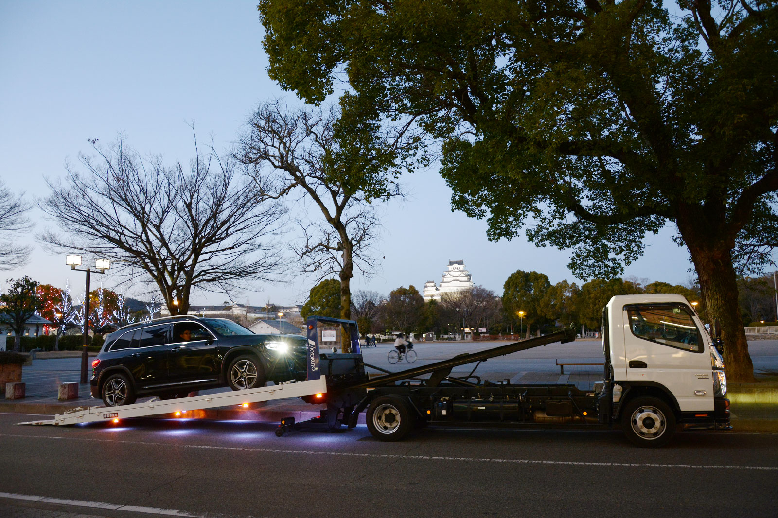 レッカー作業風景1