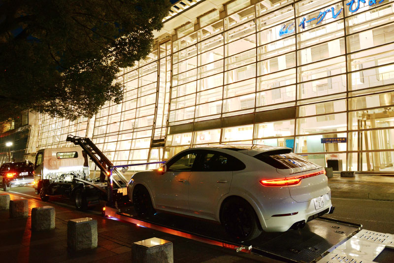 レッカー作業風景2