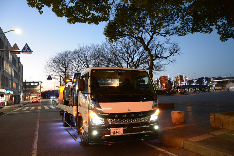 レッカー作業風景3