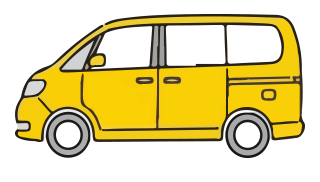 ミニバン・ワゴンのイラスト